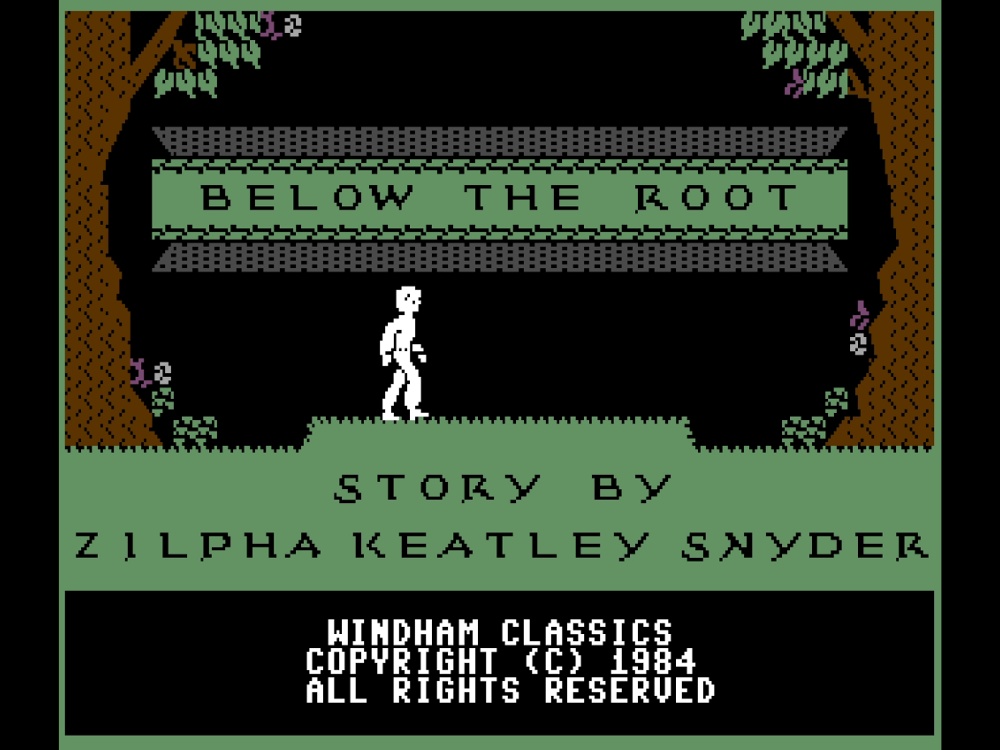 Title Screen of Below the Root for Commodore 64